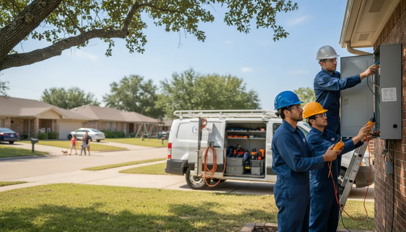 Certified electrician providing emergency electrical services in Medina, ND